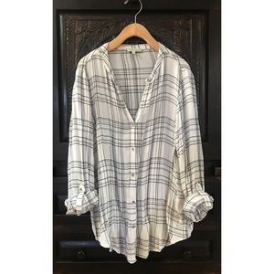Soft Plaid Top